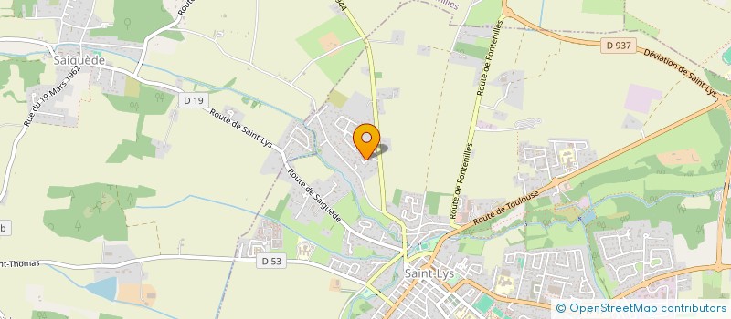 localisation de l'entreprise MADAME CRISTIANA CRUZ DOS SANTOS  SAINT-LYS