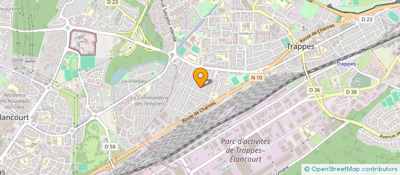 localisation de l'entreprise MADAME CRISTIANA ISABEL LOPES TEIXEIRA  TRAPPES