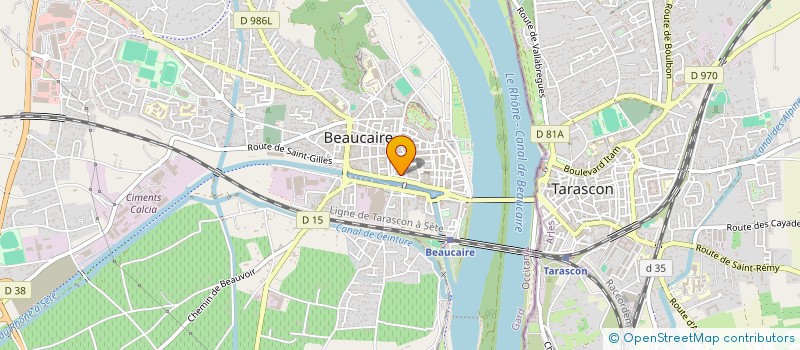 localisation de l'entreprise MADAME CRISTIANA MANDOC  BEAUCAIRE