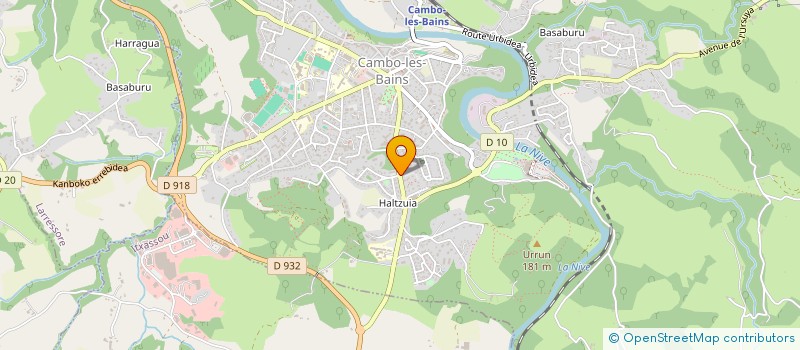 localisation de l'entreprise MADAME CRISTIANA MARQUES DA SILVA  CAMBO-LES-BAINS