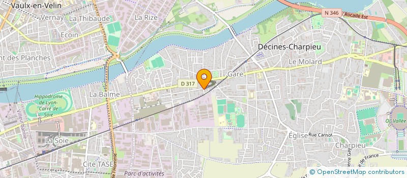 localisation de l'entreprise MADAME CRISTIANA PEREIRA TROXO  DECINES-CHARPIEU