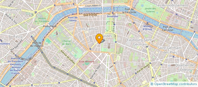 localisation de l'entreprise MADAME CRISTIANA SAGRINI  PARIS