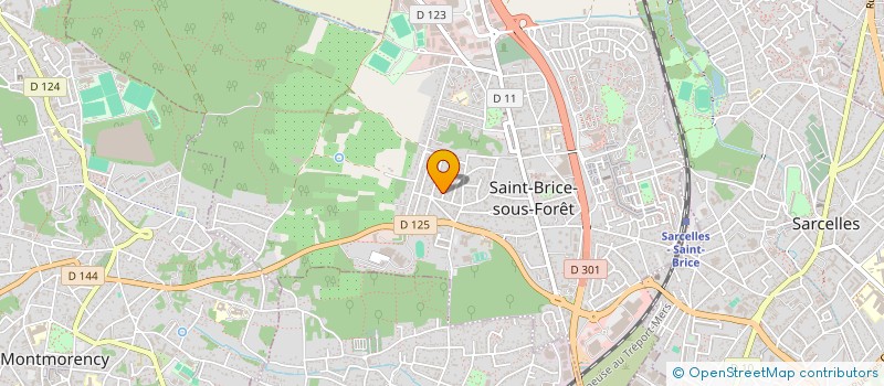 localisation de l'entreprise MADAME CRISTIANE CAMPOS BEZERRA  SAINT-BRICE-SOUS-FORET