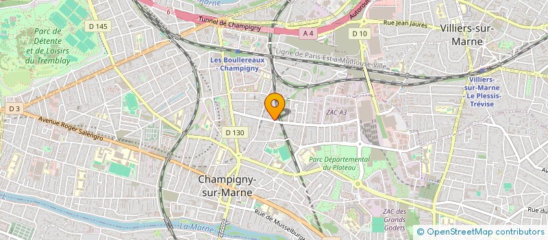 localisation de l'entreprise MADAME CRISTIANE OLIVEIRA ALVES  CHAMPIGNY-SUR-MARNE