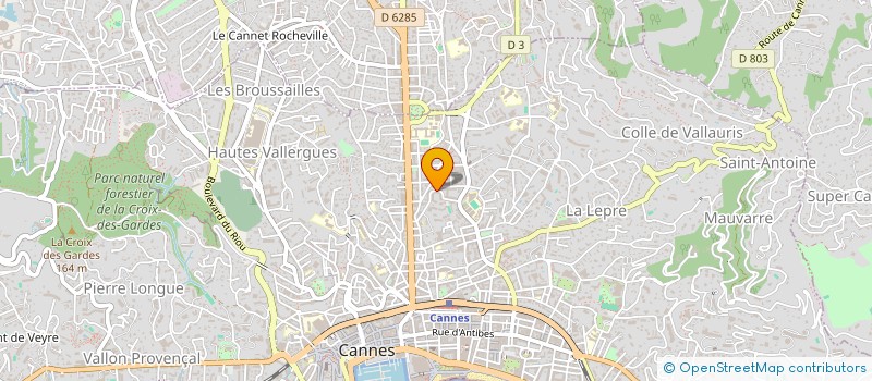 localisation de l'entreprise MADAME CRISTIANE ROSARIO DE OLIVEIRA à CANNES