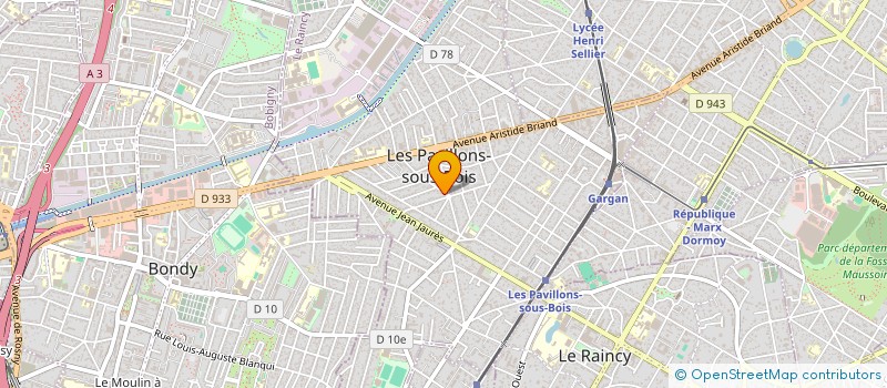 localisation de l'entreprise MADAME CRISTINA-ADINA POP  LES PAVILLONS-SOUS-BOIS