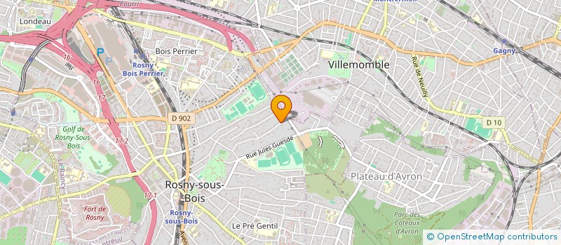 localisation de l'entreprise MADAME CRISTINA ALVES FERNANDES RIBEIRO à ROSNY-SOUS-BOIS