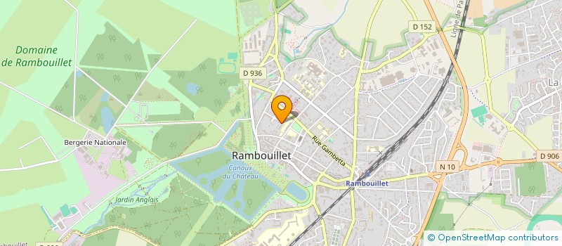 localisation de l'entreprise MADAME CRISTINA AMARAL PIMENTEL  RAMBOUILLET