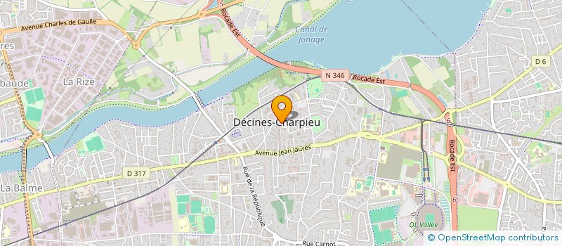 localisation de l'entreprise MADAME CRISTINA-ANDREEA PUF  DECINES-CHARPIEU