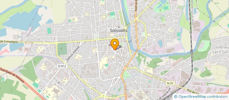 localisation de l'entreprise MADAME CRISTINA ANTUNES à SOISSONS