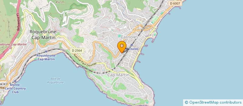 localisation de l'entreprise MADAME CRISTINA AXENTII  ROQUEBRUNE-CAP-MARTIN