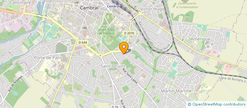localisation de l'entreprise MADAME CRISTINA BARATA RAMOS  CAMBRAI
