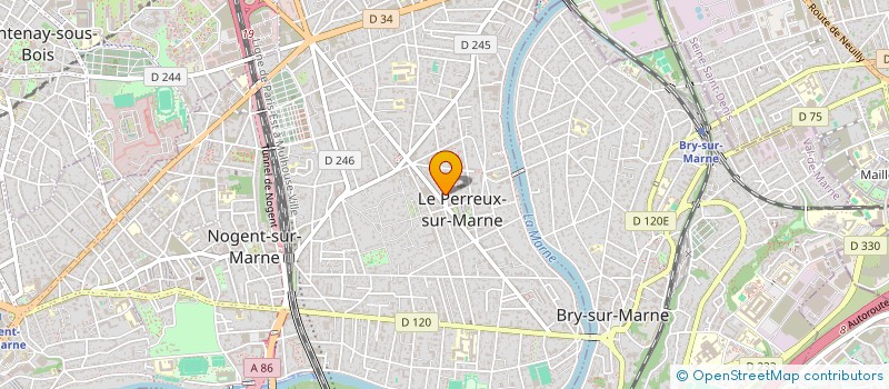 localisation de l'entreprise MADAME CRISTINA BORDEI à LE PERREUX-SUR-MARNE