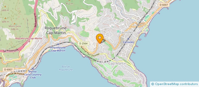 localisation de l'entreprise MADAME CRISTINA CALLERI à ROQUEBRUNE-CAP-MARTIN