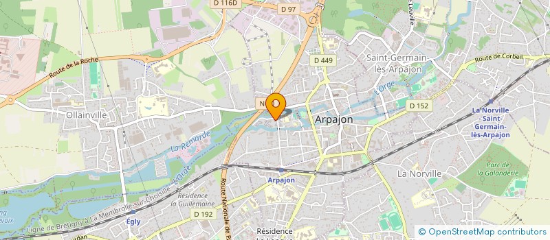 localisation de l'entreprise MADAME CRISTINA CANTERO DIAZ à ARPAJON
