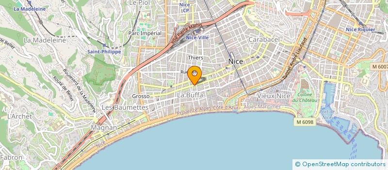 localisation de l'entreprise MADAME CRISTINA CARACCIOLI  NICE