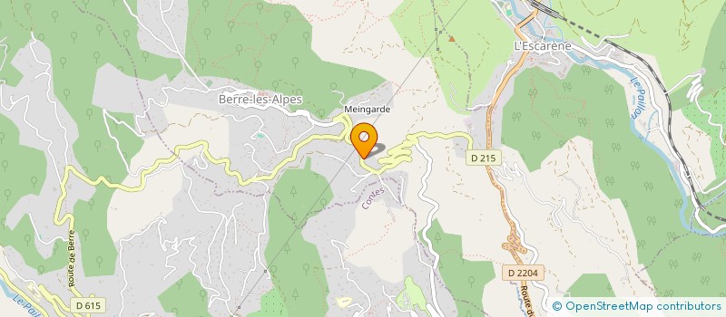 localisation de l'entreprise MADAME CRISTINA CIARDULLO à BERRE-LES-ALPES