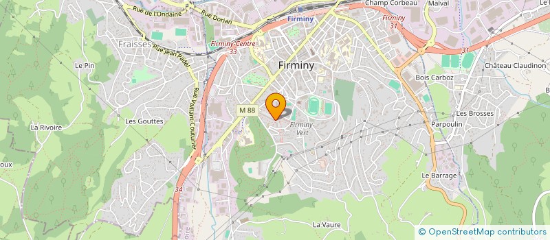 localisation de l'entreprise MADAME CRISTINA COVACI  FIRMINY