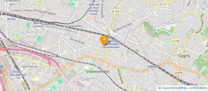 localisation de l'entreprise MADAME CRISTINA CRISTIAN à VILLEMOMBLE