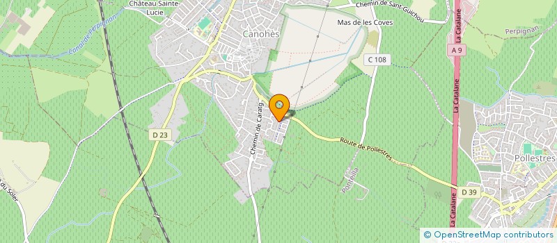 localisation de l'entreprise MADAME CRISTINA DA COSTA DE SOUSA à CANOHES