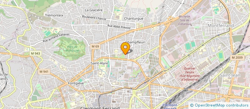 localisation de l'entreprise MADAME CRISTINA DA SILVA AMARO  CLERMONT-FERRAND