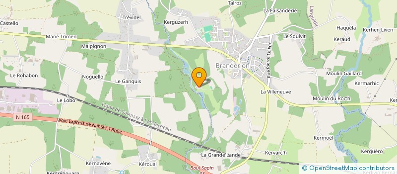 localisation de l'entreprise MADAME CRISTINA DE JESUS LOPES  HENNEBONT