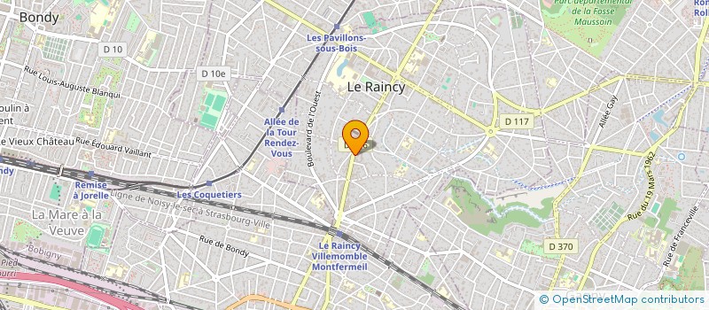 localisation de l'entreprise MADAME CRISTINA DOLGANIUC à LE RAINCY