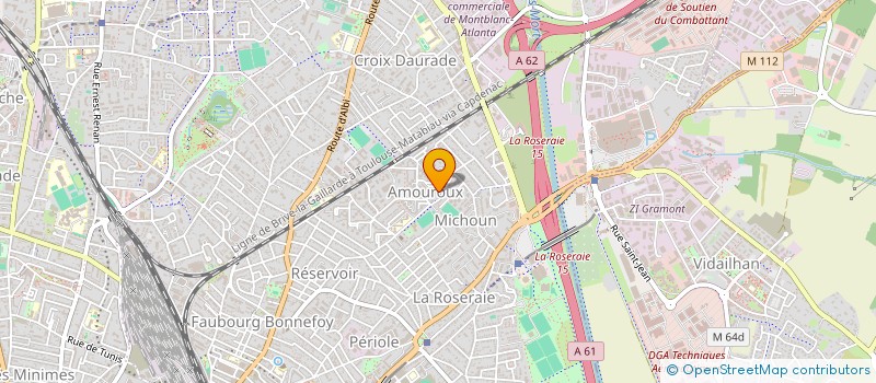 localisation de l'entreprise MADAME CRISTINA DOS SANTOS  TOULOUSE