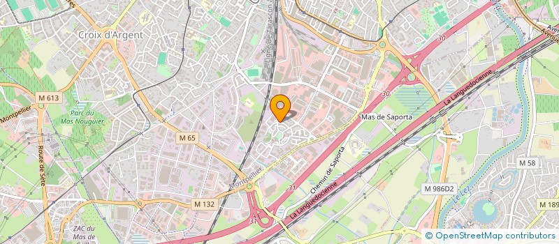 localisation de l'entreprise MADAME CRISTINA DOS SANTOS à MONTPELLIER