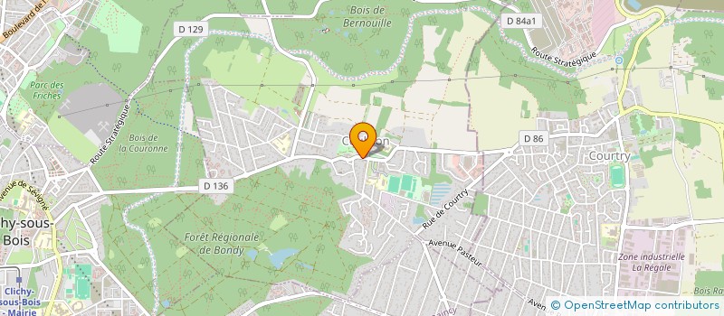 localisation de l'entreprise MADAME CRISTINA DOS SANTOS PASTOR  COUBRON