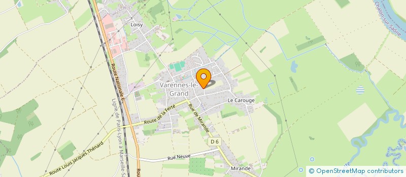 localisation de l'entreprise MADAME CRISTINA DOS SANTOS SILVA  VARENNES-LE-GRAND