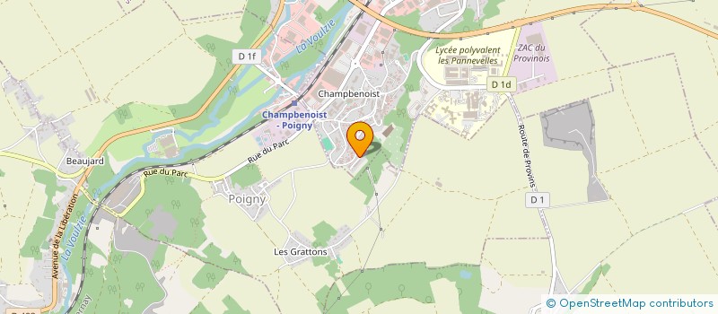 localisation de l'entreprise MADAME CRISTINA DUARTE  PROVINS