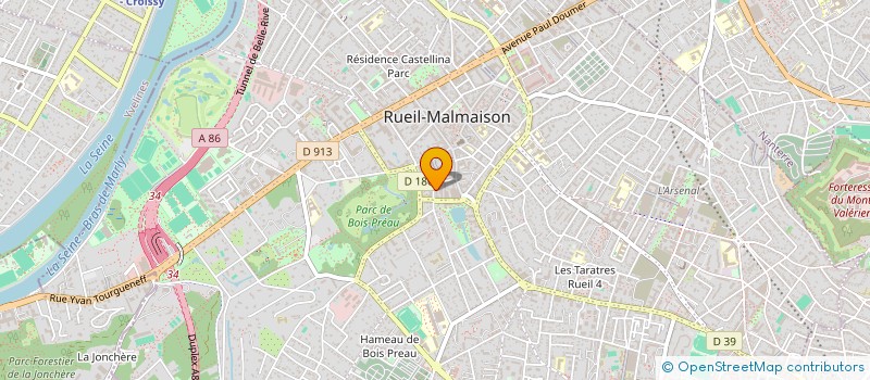 localisation de l'entreprise MADAME CRISTINA FELICIO PERREIRA à RUEIL-MALMAISON