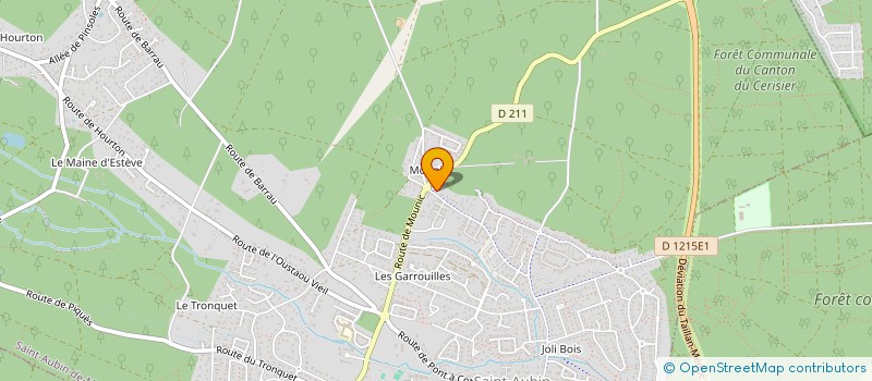 localisation de l'entreprise MADAME CRISTINA FERREIRA DE ALMEIDA  SAINT AUBIN DE MEDOC