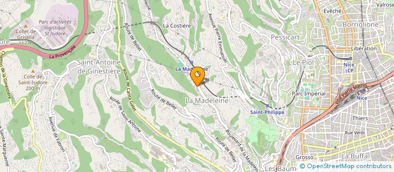 localisation de l'entreprise MADAME CRISTINA GHEORGHIU  NICE