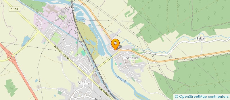 localisation de l'entreprise MADAME CRISTINA GONCALVES  PORTIEUX