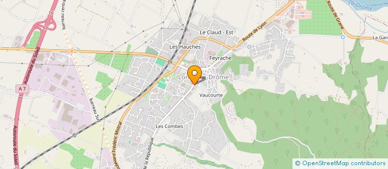 localisation de l'entreprise MADAME CRISTINA GORINCIOI  LORIOL-SUR-DROME