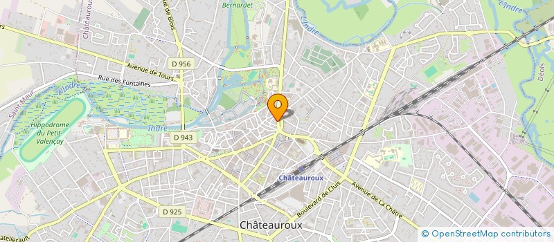localisation de l'entreprise MADAME CRISTINA LACROUX à CHATEAUROUX