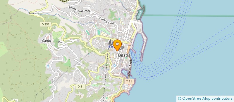 localisation de l'entreprise MADAME CRISTINA LUCCHETTA à BASTIA