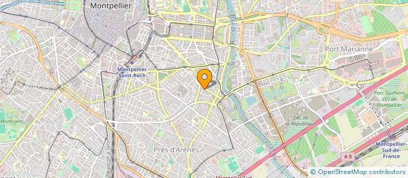 localisation de l'entreprise MADAME CRISTINA MALAGON PIERA à MONTPELLIER
