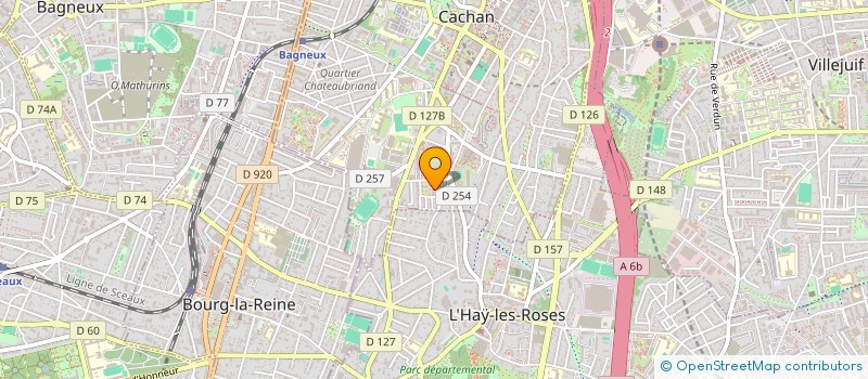 localisation de l'entreprise MADAME CRISTINA MARTIN RIVERA  CACHAN