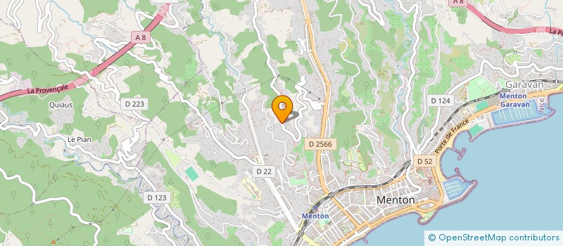 localisation de l'entreprise MADAME CRISTINA MATEI à MENTON