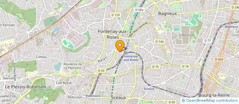 localisation de l'entreprise MADAME CRISTINA MELNIC à FONTENAY-AUX-ROSES