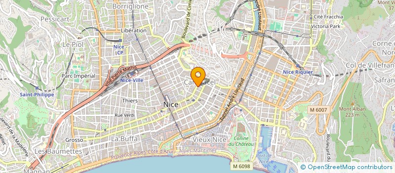 localisation de l'entreprise MADAME CRISTINA MORARIU à NICE