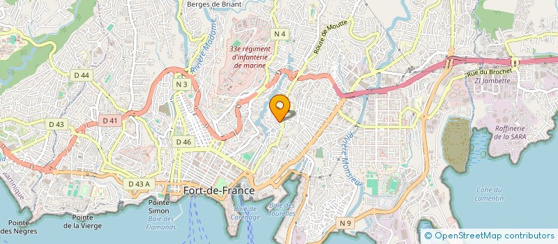 localisation de l'entreprise MADAME CRISTINA MORERA FLORENSA  FORT-DE-FRANCE