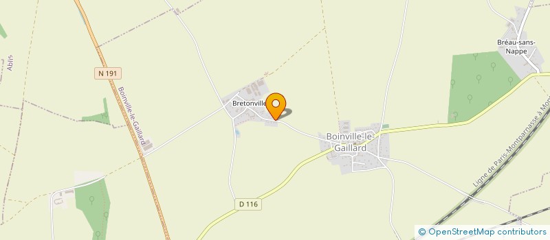 localisation de l'entreprise MADAME CRISTINA NEVES MARTINS  BOINVILLE-LE-GAILLARD