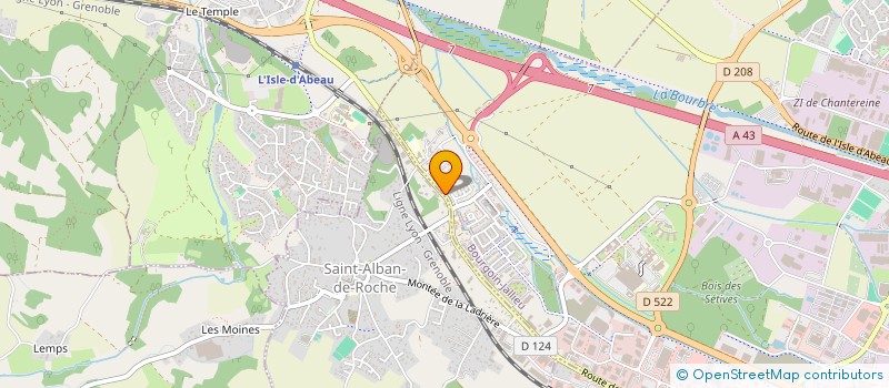 localisation de l'entreprise MADAME CRISTINA NICOLA  BOURGOIN-JALLIEU