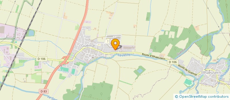 localisation de l'entreprise MADAME CRISTINA NUNES TEIXEIRA  RIBEAUVILLE