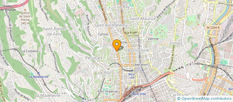 localisation de l'entreprise MADAME CRISTINA PANAINTE  NICE