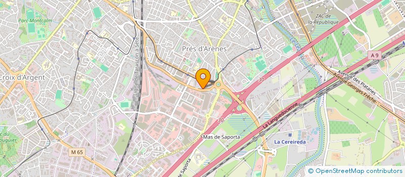 localisation de l'entreprise MADAME CRISTINA PANDA à MONTPELLIER